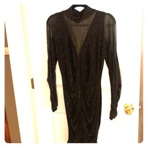 Never worn, long sleeve glitter dress.